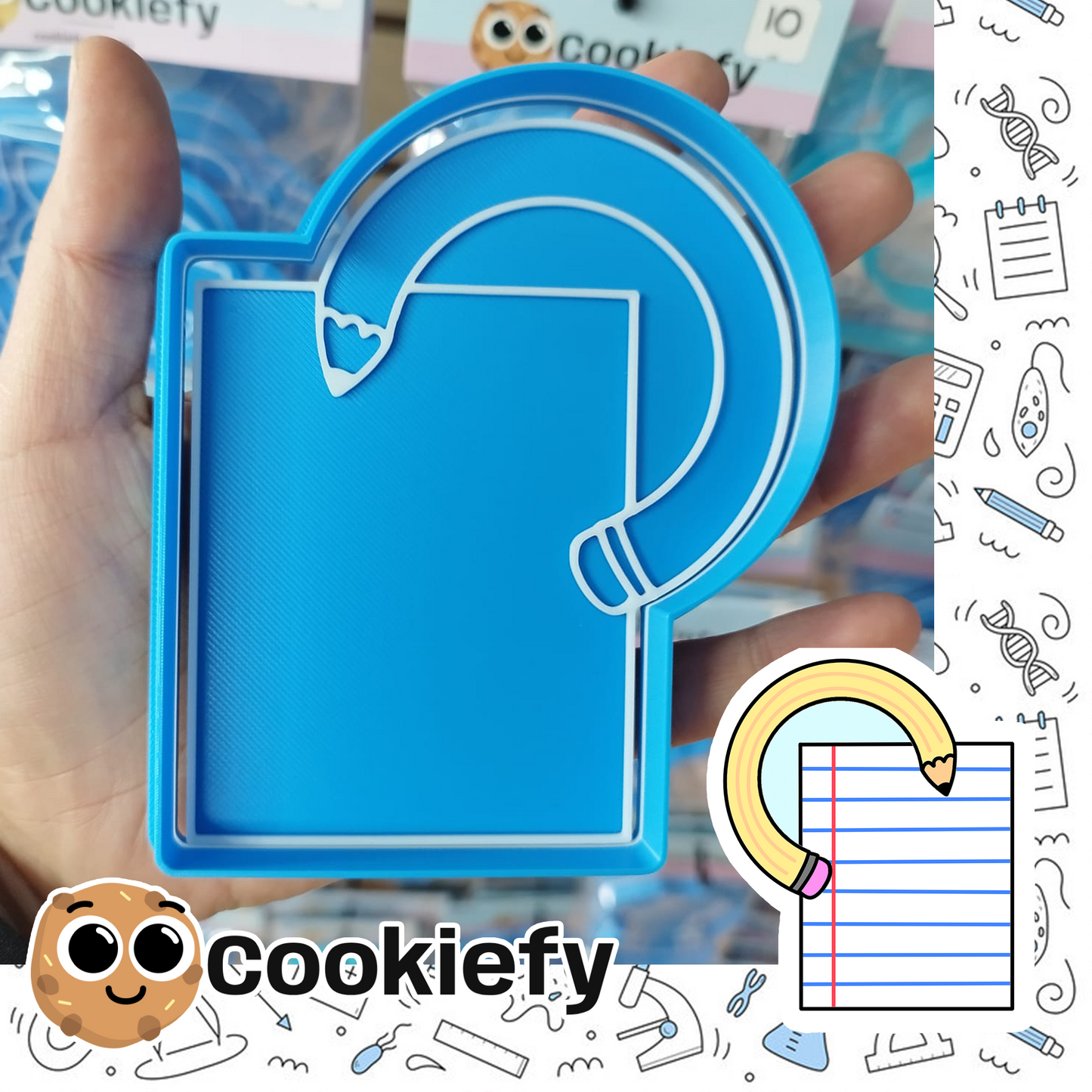 Lápiz con cuaderno