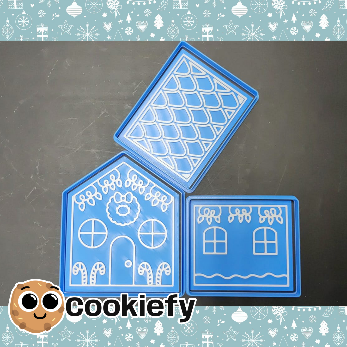 Casita de Jengibre Armable con Marcador