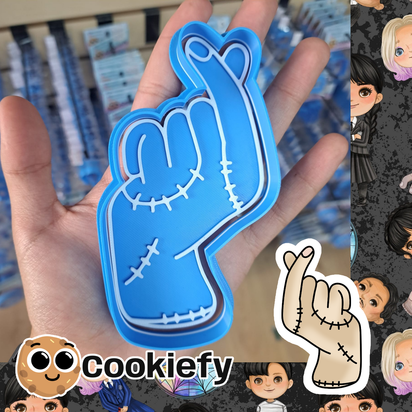 Dedos Corazón Coreano