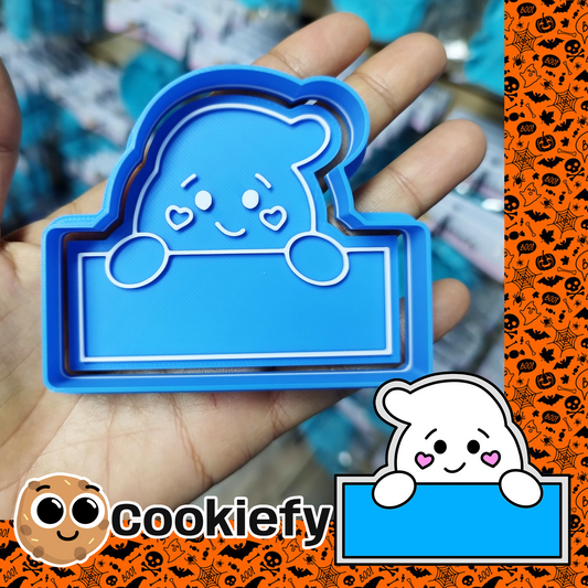 Fantasma con letrero