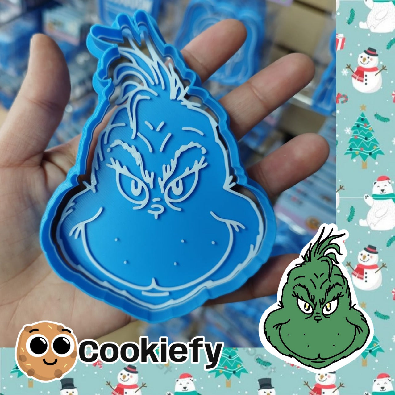 Carita Grinch Sonriente