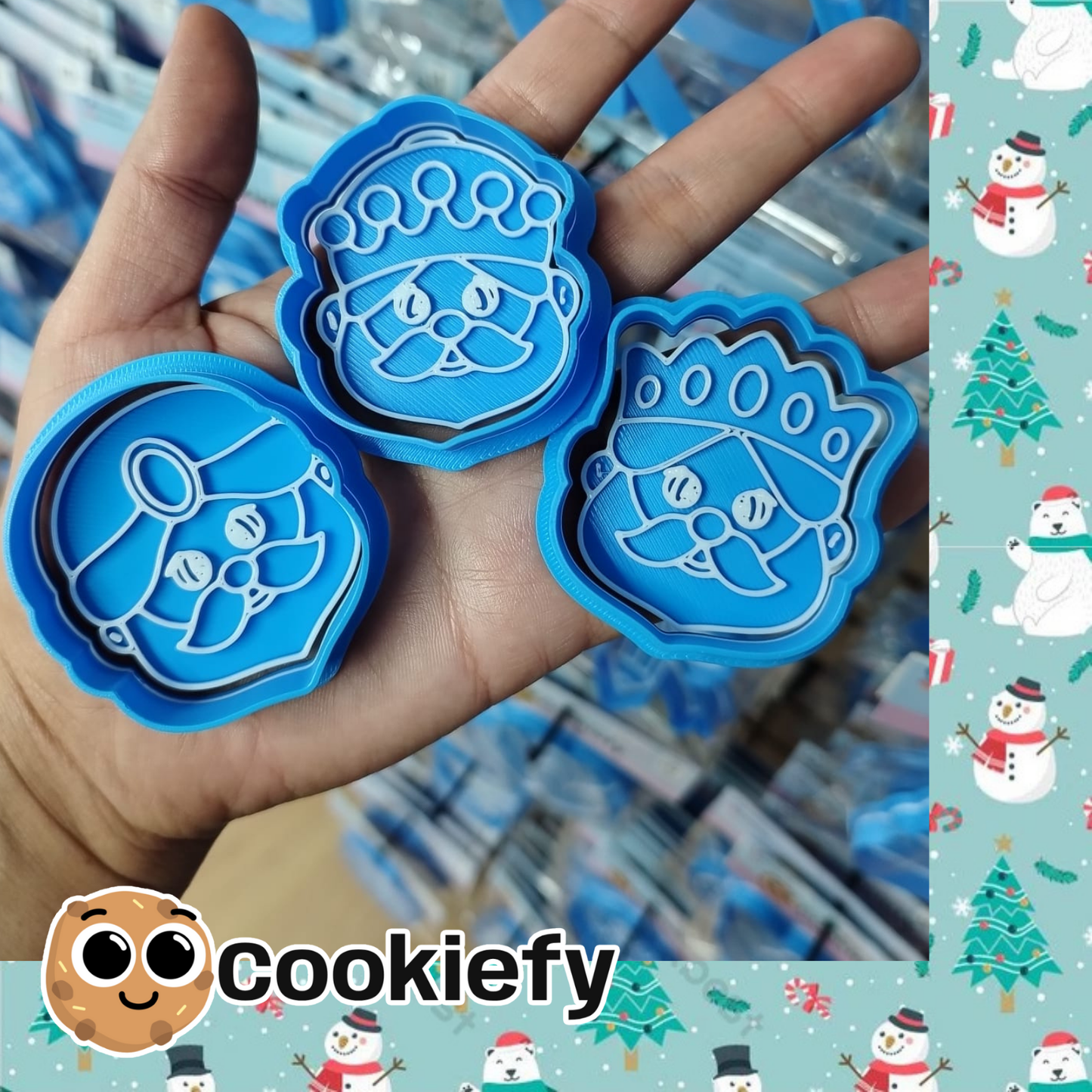 Paquete de caritas de Reyes Magos