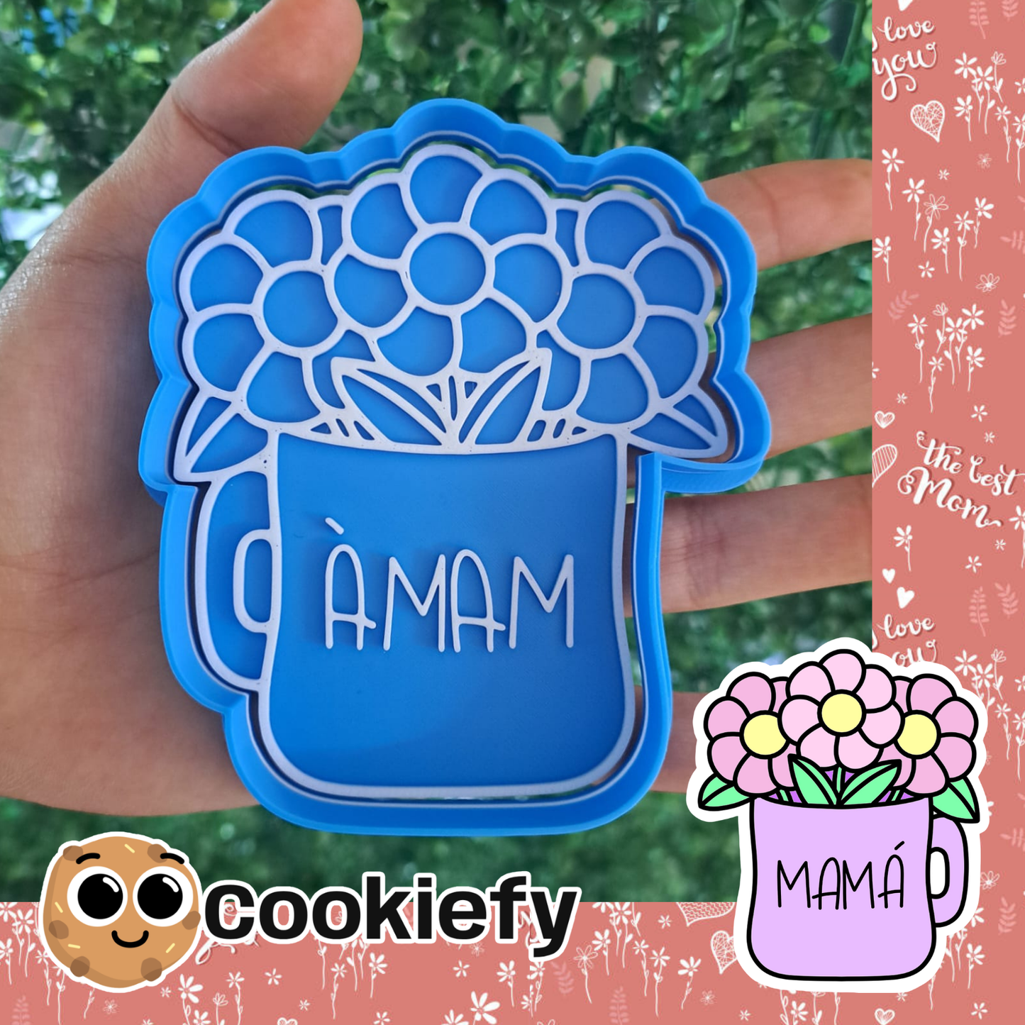 Taza Florero "Mamá"
