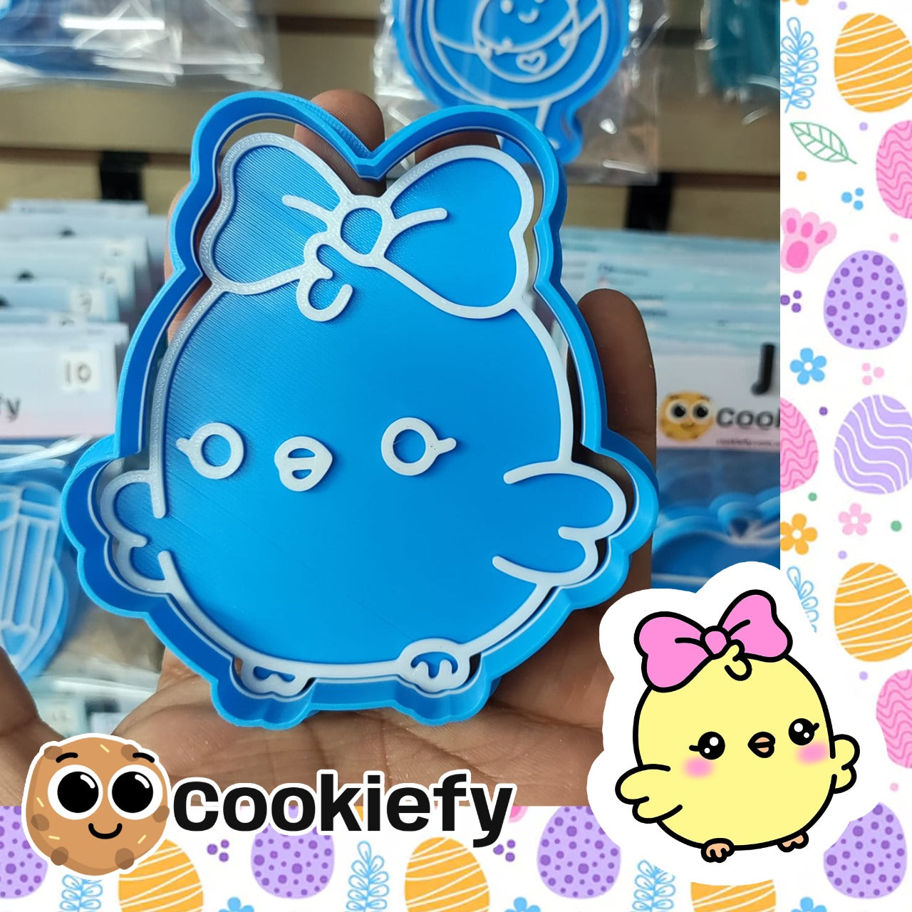 Pollita de Pascua con Moño