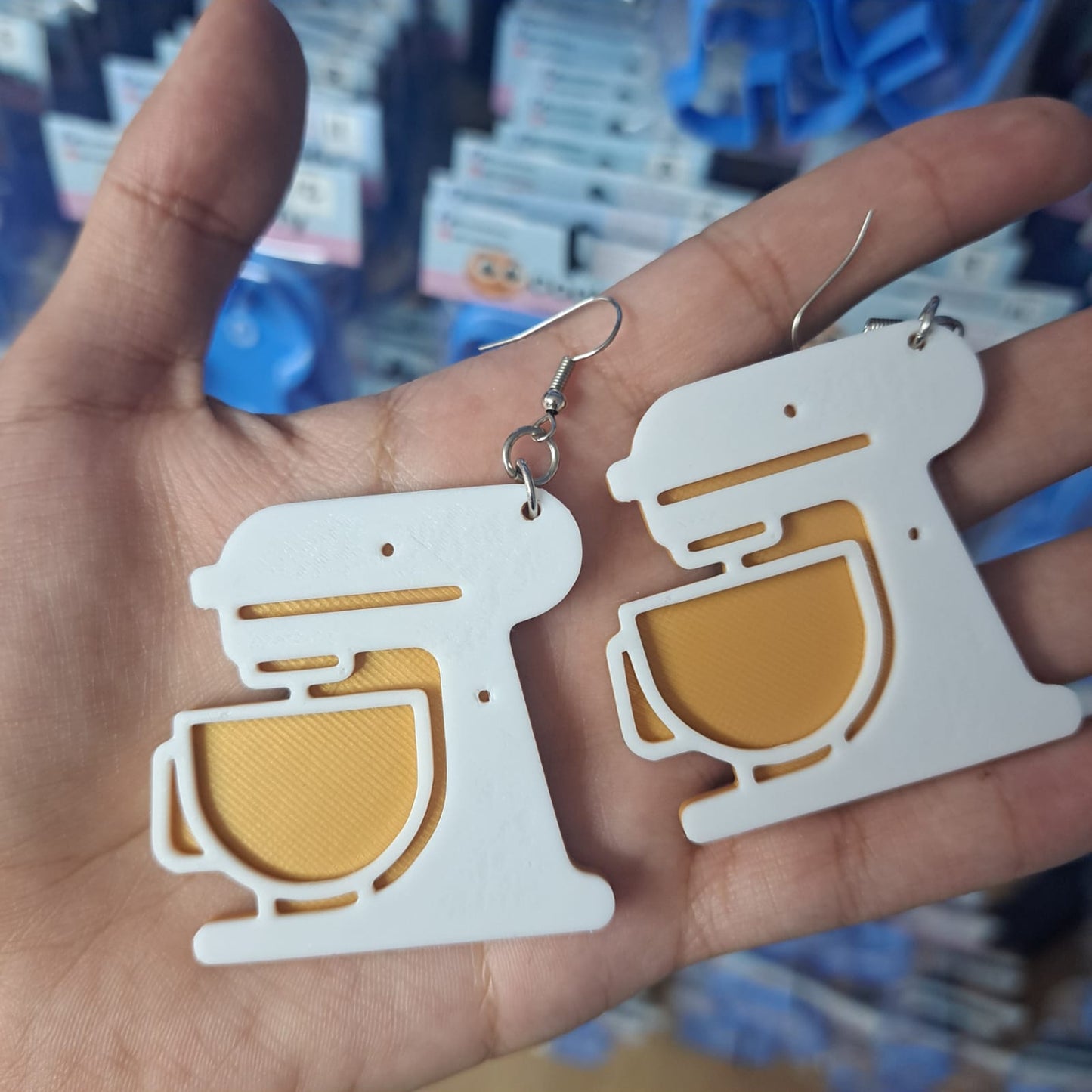 Aretes Batidora Grande