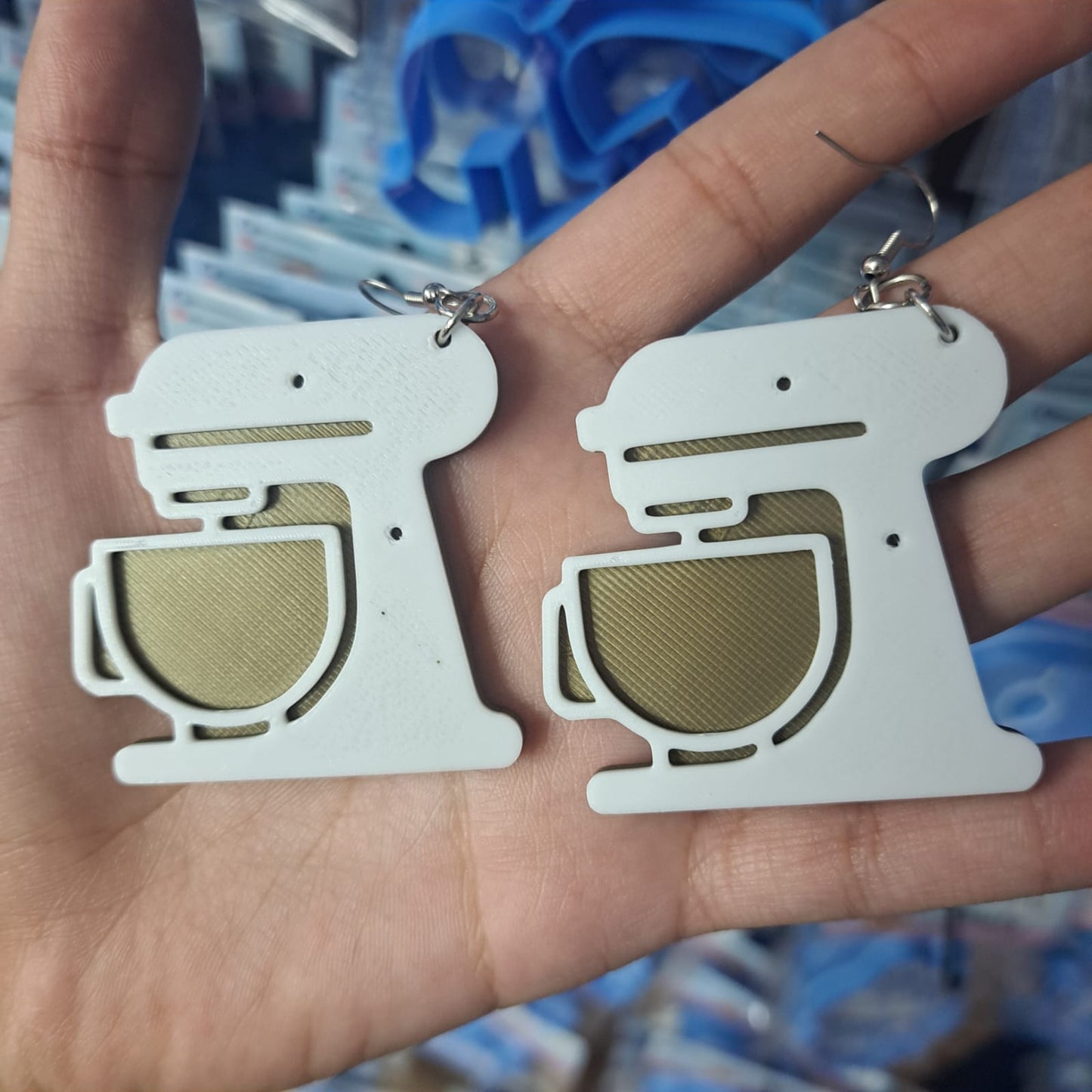 Aretes Batidora Grande