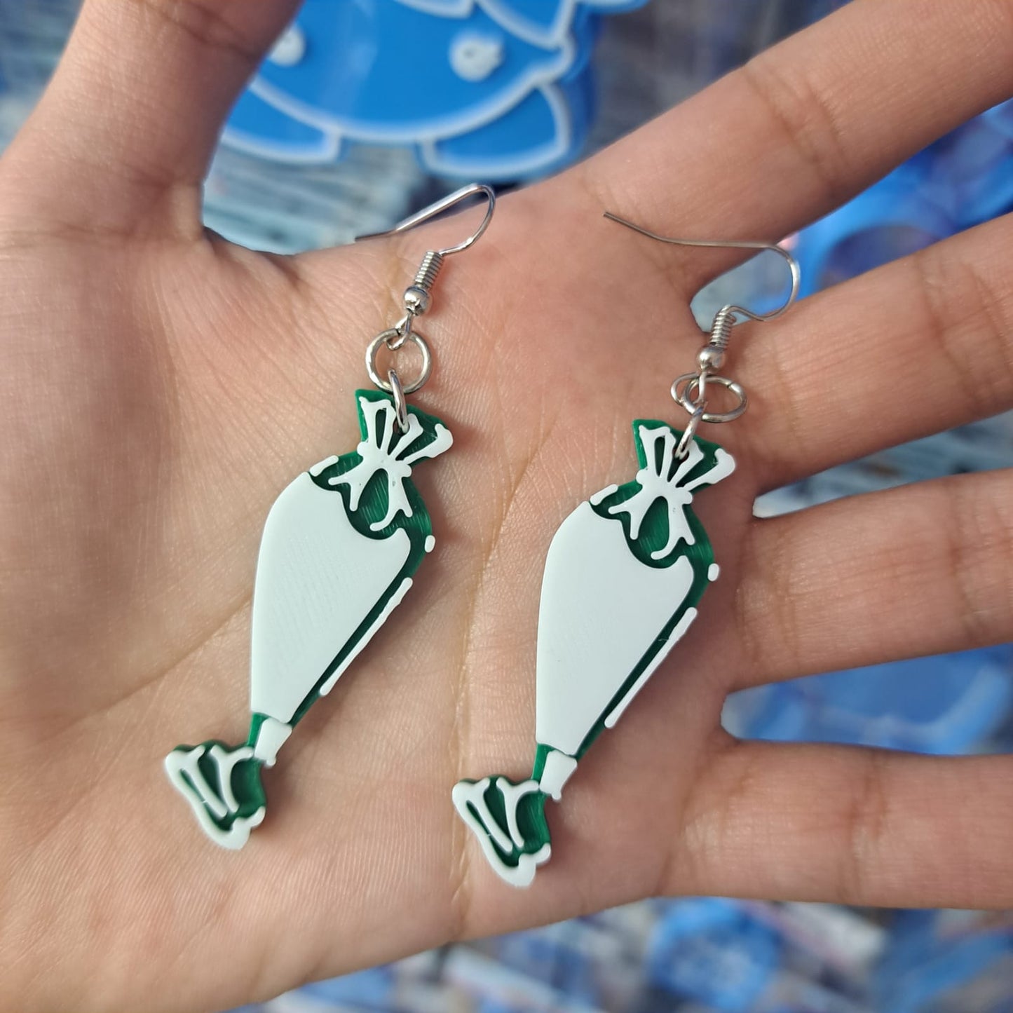 Aretes Mangas Pasteleras Chicas