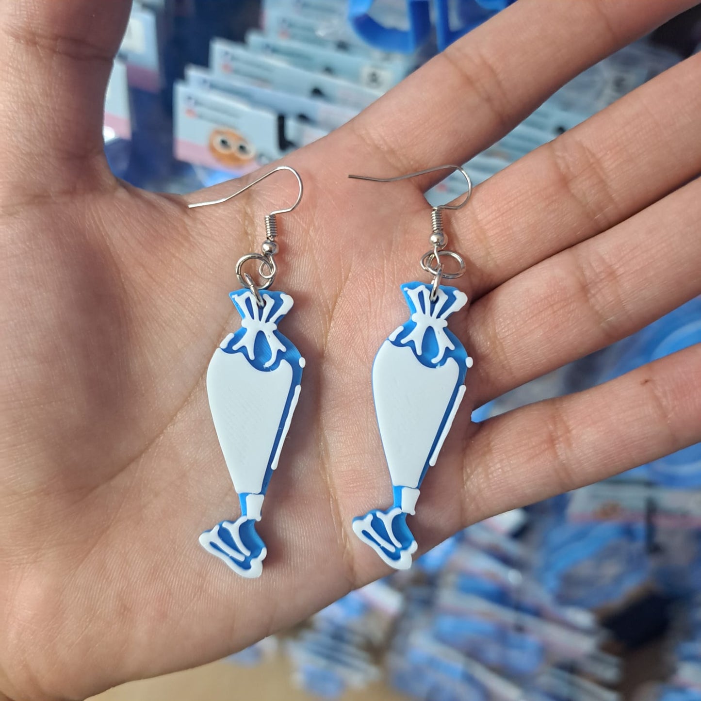 Aretes Mangas Pasteleras Chicas