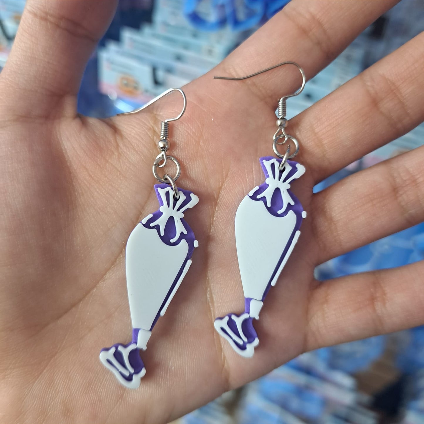 Aretes Mangas Pasteleras Chicas
