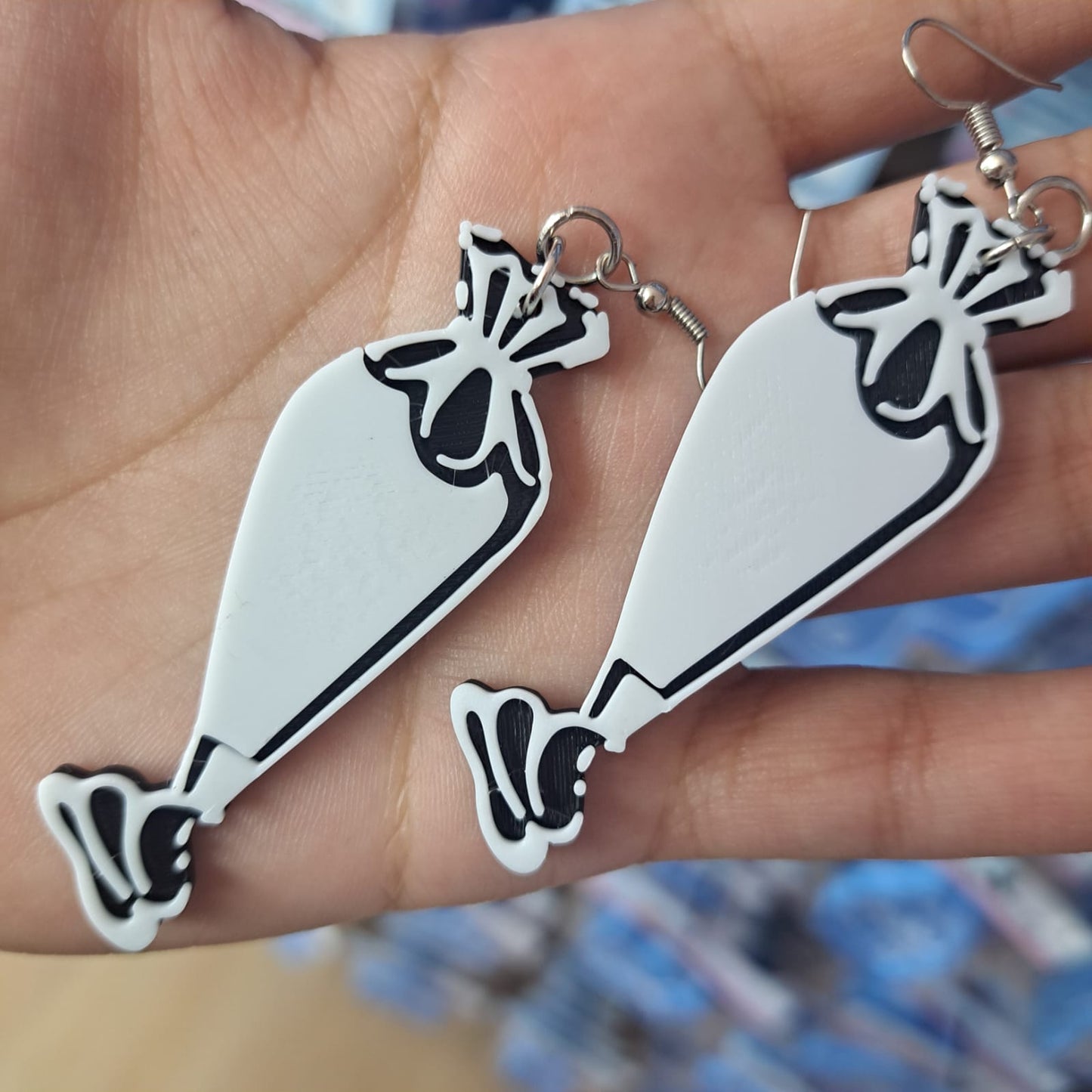 Aretes Mangas Pasteleras Grandes
