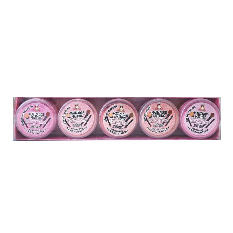 Kit Chapitas (5 Colores)