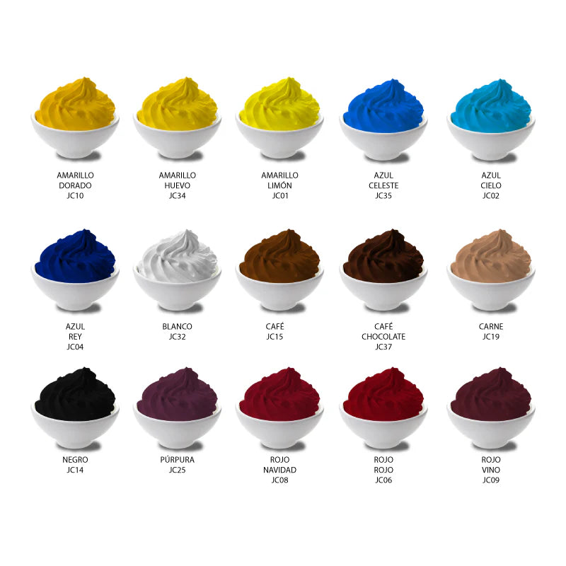 Kit Jelly Color 10 ml Los 30 colores más solicitados