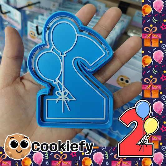 Dos con globos