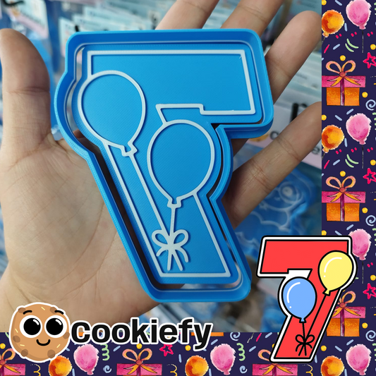 Siete con globos