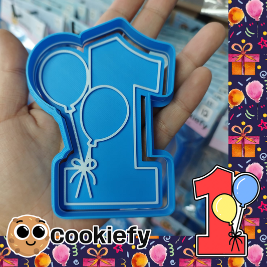 Uno con globos