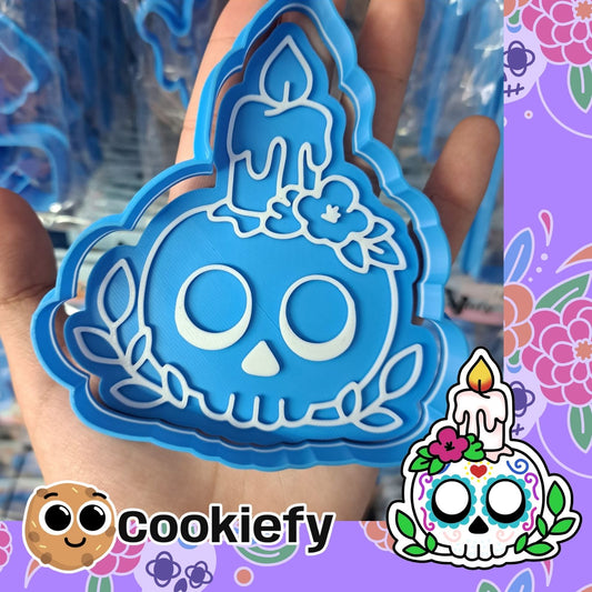 Calavera con Vela