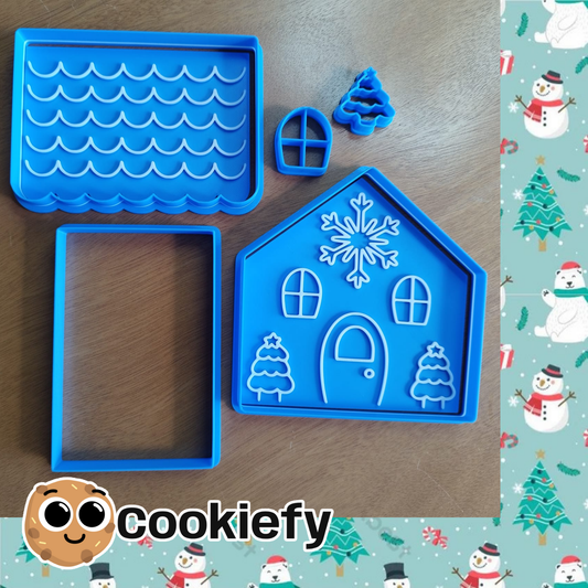 Casita de Jengibre Armable con Accesorios