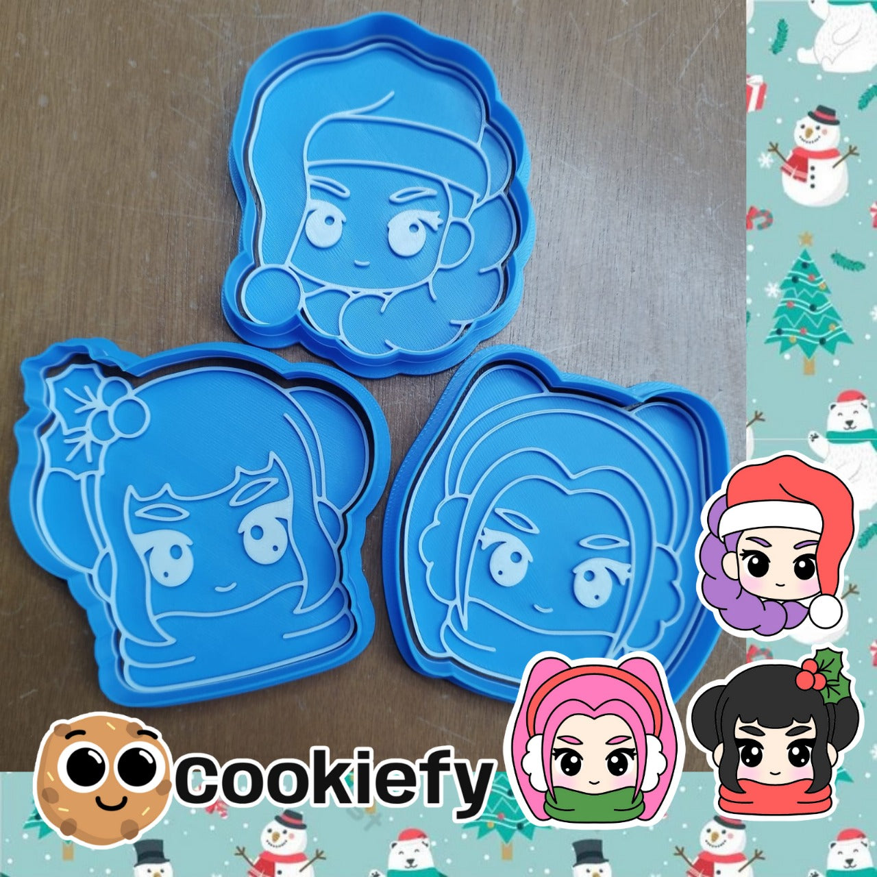 Paquete Huntrix Navideñas