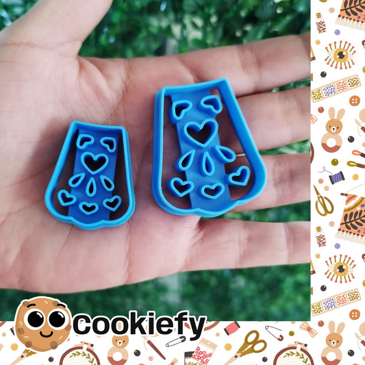 Papel Picado con Corazones