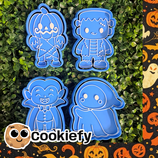 Paquete monstruos clásicos de Halloween