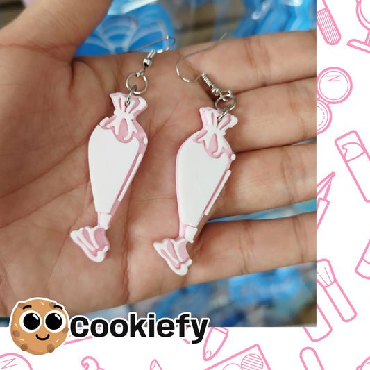 Aretes Mangas Pasteleras Chicas