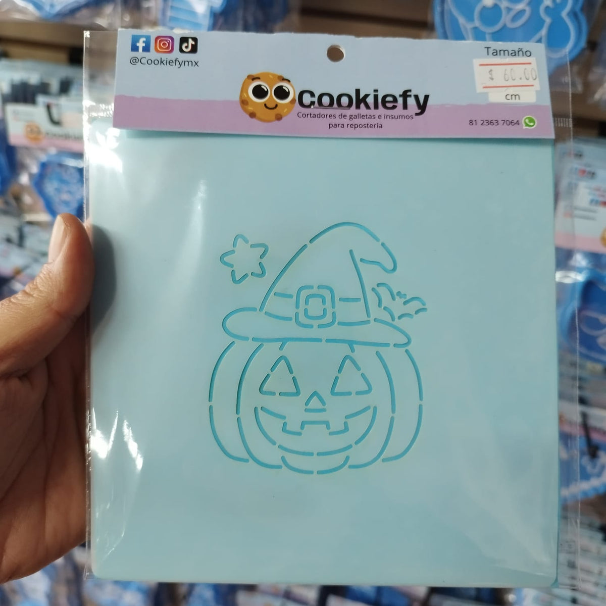 Stencil Calabaza para acuarela