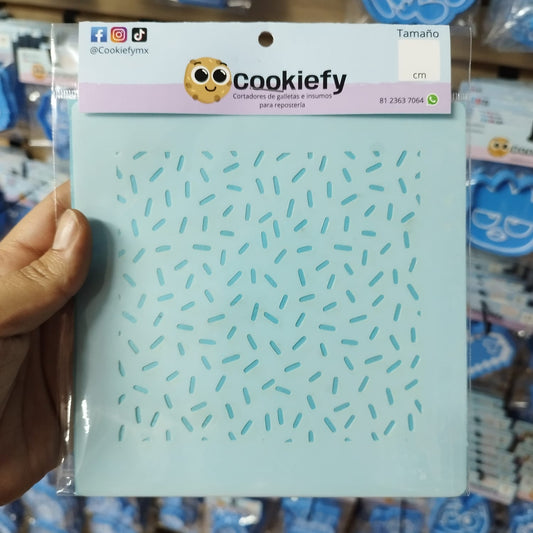 Stencil Confeti