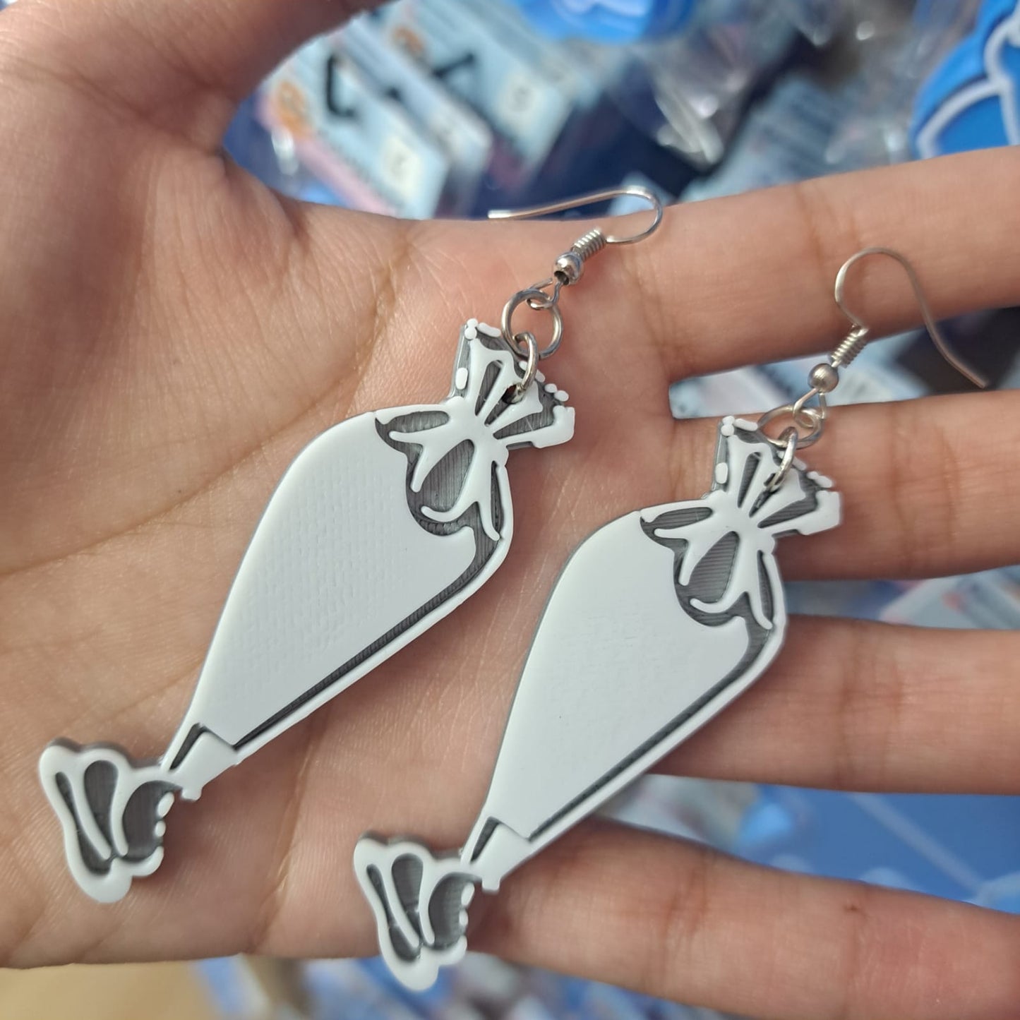Aretes Mangas Pasteleras Grandes
