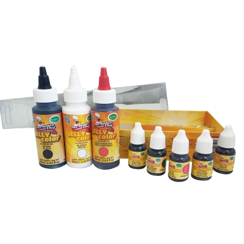 Kit de Jelly Color (3 de 60 ml y 10 De 10 ml)